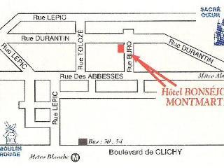 Hotel Bonséjour Montmartre Parigi